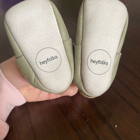 Heyfolks Green Baby shoes - Picture 3 of 3